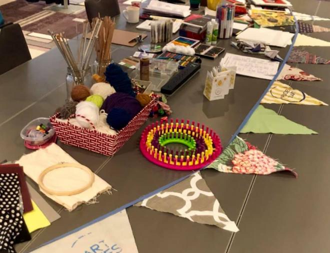 Around the Art Table (Art hives) at CAGP 26th National Conference on Strategic Philanthropy 